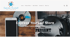 Desktop Screenshot of expressyourselfstore.com